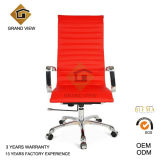 Typist Office Wheel Red Leather Chair (GV-OC-H306)