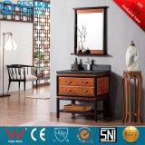 Underounter Basin Mirrored Vanities Solid Wood Cabinet by-F8081