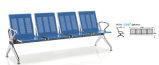New Design Steel Chair High Quality Public Hospital Visitor Chair 4 Seater Airport Chair C66# in Stock