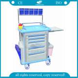 AG-At001A1mobile ABS Material Hospital Anesthesia Trolley with Good Price