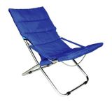Folding Beach Chair with Cotton Cushion (MW11006)