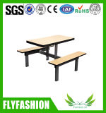 Cheap School or Factory Furniture Canteen Table with Bench Dt-09