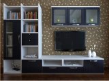 Modern Living Room TV Stand Stainless Steel Glass Coffee Table (ZK-001)