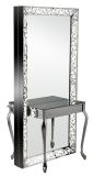 Carving Lighted Full-Length Double Sided Salon Styling Mirror Station (MY-B050)