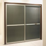 Oppein Double Door Sliding Tempered Glass Built-in Wardrobe (YG21232)