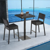 Hotel Furniture Bar Stool Using for Club Mading by Aluminum +Synthetic Rattan Woven (YT538)