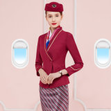 Ladies Custom Fit Aviation Long Sleeve Airlines Stewardess Uniform Dress