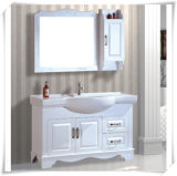 Teak Wood Bathroom Mirror Cabinet with Modern Design