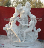 Garden Marble Statue for Carving Stone Sculpture (SY-X1659)