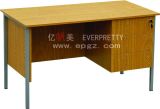 High Quality School Wooden Teacher Table with Drawers