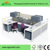 Modern Golden Wooden Stainless Steel Office Furniture (HY-018-1)