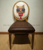 Imitated Wood Chair with Cartoon PU Leather Upholstered Material
