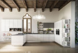 Welbom High Gloss White Lacquered Kitchen Cabinets Furniture