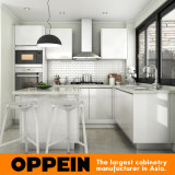 Oppein Modern L-Shape Wooden Kitchen Cabinet with Lacquer Finish (OP15-L32)