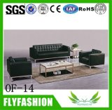 Of14 High Quality PU Living Room Sofa Lattice Durable Office Furniture Sofa