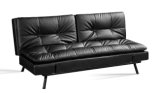 Classic Sofabed with Seperated Backrests and Stainless Steel Frame Legs