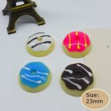 Cute Donuts Flatback Resin Cabochon Crafts for DIY Decoration