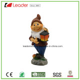 Whole Sale Resin Gnome with Lantern for Lawn and Garden Decoration