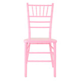 Pink Solid Wood Chiavari Chair for Wedding/Eventq