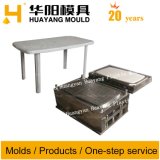 Plastic Rectangle Table with Foot Mould (HY021)