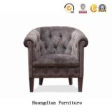 Commercial Classic Single Seater Hotel Furniture Wooden Low Arm Visitor Contract Sofa (HD1605)