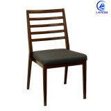 Foshan Metal Dining Furniture Simple Imitated Wood Chair for Sale