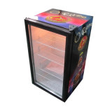 Hotel Build-in Decorated Small Refrigerator Glass Display Showcase (SC-98)