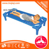 CE Certificated School Fabric Bed Plastic Kids Cot for Sale