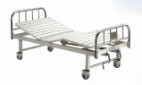 Stainless Steel, Moveable Fowler Patient Bed with Two Cranks (XH-E-3)