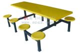 High Quality Canteen Furniture 8-Seater Student Dining Table and Chair