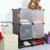 Brown Plastic DIY Storage Cbinet with Many Colors Available (FH-AL0518-4)