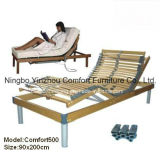 4 Zones Birch Wooden Slat Electric Adjustable Bed