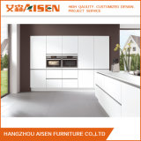New Simple Design White Lacquer Modular Kitchen Cabinet
