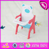 2015 Safe Pinky Wood Baby Doll Chair Toy, Baby Doll Feeding Table with Chair Play Set, Lovely Doll Chair Accessoires Parts W06b031