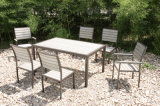 Wooden Lounge Garden Patio Outdoor Dining Furniture (FS-4120+FS-4121+FS-4122)