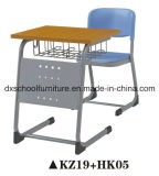 New Design Student Plastic Chair and Desk with High Quality KZ19+HK05