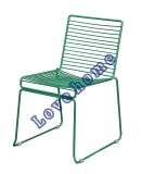 Modern Metal Dining Stackable Side Wire Chair
