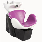 Rose Flower Shampoo Unit Barber Hair Washing Chair Bed