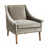 Bottom Tufted Lounge Living Room Fabric or Leather Velvet Tillie Armchair Chair