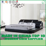 European Style Home Furniture Bedroom Leather Bed