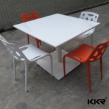 Wholesale Solid Surface Fast Food Furniture Dining Table with Chair