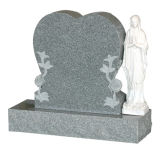 Western Style Granite Monuments, Cross Tombstone, Heart Tombstone