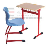 Modern School Furniture Classroom Plastic Student Desk and Chair (SF-79F)