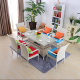   Dining Table and Chair Tables and Bar Stools Leisure Rattan Wicker Table Garden Furniture Sets Z562