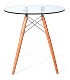 Glass Folding Round Table