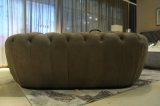 New Style Nubuck Leather Italian Design Sofa