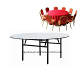 Hotel Restaurant Used Folding Round Banquet Table (JY-T01)