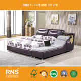 A1060 High Quality Bedroom Leather Bed