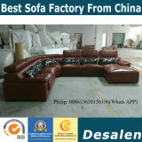 Marnoon Color U Shape Genuine Leather Sofa (301)