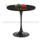 Black Metal Painting Tulip Table for Reception Room (SP-GT391)